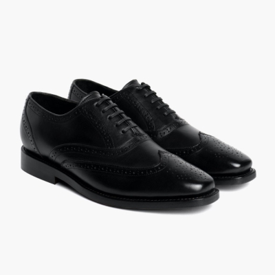 Black Thursday Boots Aviator Men's Dress Shoes | UK2894BPU