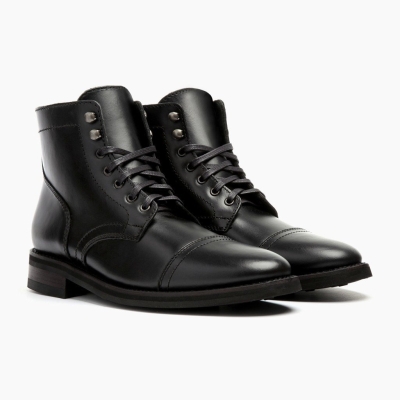 Black Thursday Boots Captain Men's Lace-Up Boots | UK8152VOZ