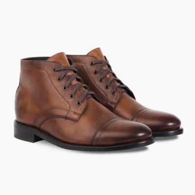 Brown Thursday Boots Cadet Men's Lace-Up Boots | UK4673KSO