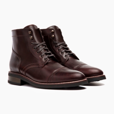 Brown Thursday Boots Captain Men's Lace-Up Boots | UK9672CIK