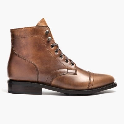 Brown Thursday Boots Captain Women's Lace-Up Boots | UK3052LIS