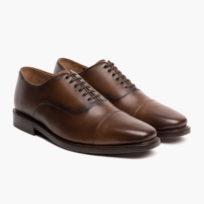 Brown Thursday Boots Executive Men's Dress Shoes | UK3647XKQ