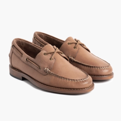 Brown Thursday Boots Handsewn Men's Loafers & Boat Shoes | UK4628TPO