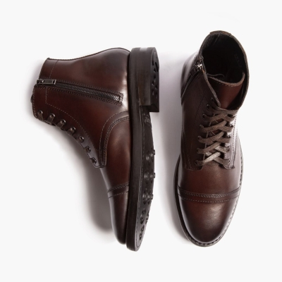 Brown Thursday Boots Major Men's Lace-Up Boots | UK0729XPB