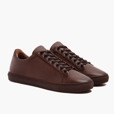 Brown Thursday Boots Premier Men's Low Top Sneakers | UK7912SHO