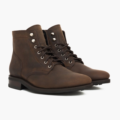 Brown Thursday Boots President Men's Lace-Up Boots | UK1096NMS