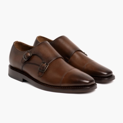 Brown Thursday Boots Saint Men's Dress Shoes | UK0237PKZ