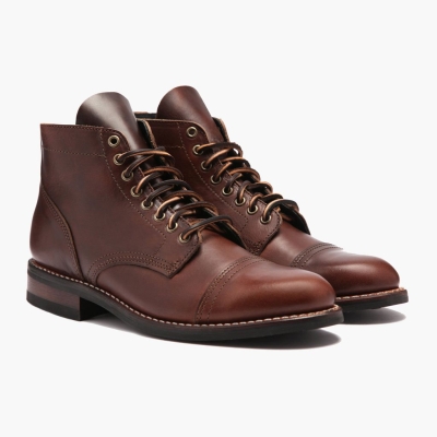 Brown Thursday Boots Vanguard Men's Lace-Up Boots | UK1439QVF