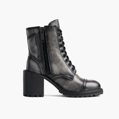 Grey Thursday Boots Rebel Women's Lace-Up Boots | UK1450EHZ