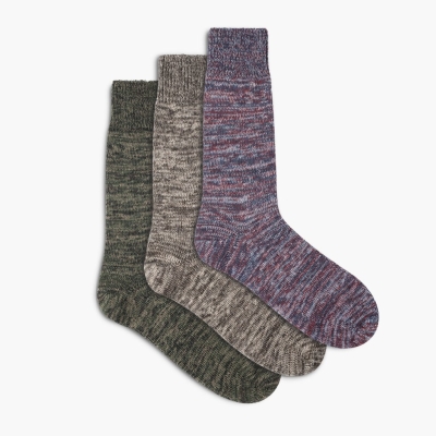 Multicolor Thursday Boots Sodello Marled Men's Socks | UK2736VYR