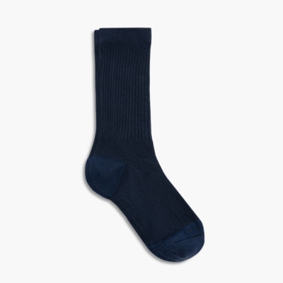 Navy Thursday Boots Sodello Classic Crew Men's Socks | UK7659TPA