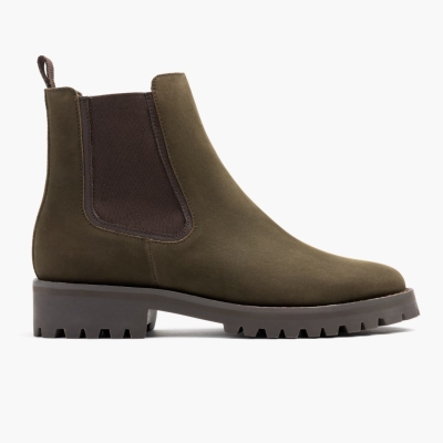 Olive Thursday Boots Legend Women's Chelsea Boots | UK8016PLF