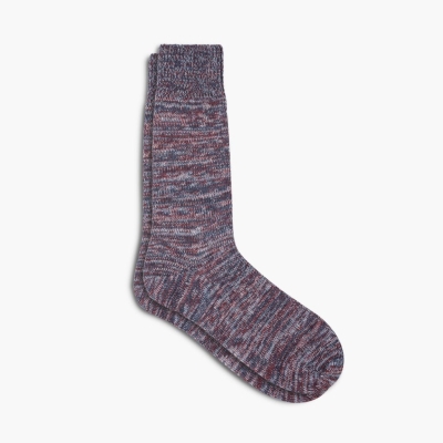 Purple Thursday Boots Sodello Marled Men's Socks | UK4370WDM